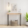 Dessus de table 90x40x3,8 cm rectangulaire bois massif acacia 559412559412