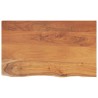Comptoir de salle de bain 100x60x2,5 cm rectangulaire acacia 559414559414