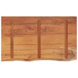 Comptoir de salle de bain 110x60x3,8 cm rectangulaire acacia 559416559416