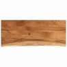 Dessus de table 110x40x3,8 cm rectangulaire bois massif acacia 559418559418