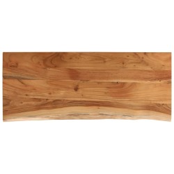 Comptoir de salle de bain 140x60x3,8 cm rectangulaire acacia 559420559420