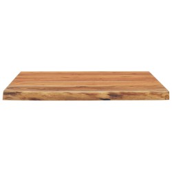Dessus de table 80x80x3,8 cm carré bois massif d'acacia 559421559421