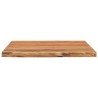 Dessus de table 80x80x3,8 cm carré bois massif d'acacia 559421559421
