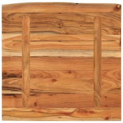 Dessus de table 80x80x3,8 cm carré bois massif d'acacia 559421559421