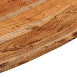 Dessus de table 80x80x3,8 cm carré bois massif d'acacia 559421559421