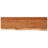 Dessus de table 140x40x2,5 cm rectangulaire bois massif acacia 559423559423