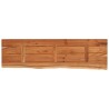 Dessus de table 140x40x2,5 cm rectangulaire bois massif acacia 559423559423