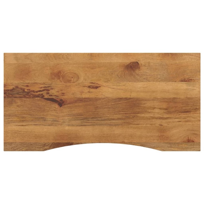 Dessus de bureau avec courbe 110x60x2,5 cm manguier massif brut 559424559424