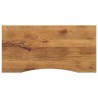 Dessus de bureau avec courbe 110x60x2,5 cm manguier massif brut 559424559424
