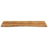 Dessus de bureau avec courbe 110x60x2,5 cm manguier massif brut 559424559424