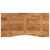 Dessus de bureau avec courbe 110x60x2,5 cm manguier massif brut 559424559424