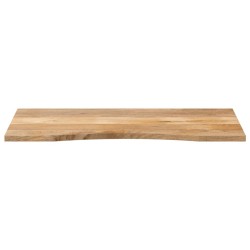 Dessus de bureau avec courbe 120x60x2,5 cm manguier massif brut 559425559425