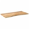 Dessus de bureau avec courbe 140x60x2,5 cm manguier massif brut 559426559426