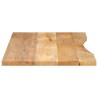 Dessus de bureau avec courbe 140x60x2,5 cm manguier massif brut 559426559426