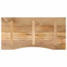 Dessus de bureau avec courbe 140x60x2,5 cm manguier massif brut 559426559426