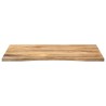 Dessus de bureau avec courbe 110x80x2,5 cm manguier massif brut 559427559427