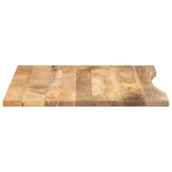 Dessus de bureau avec courbe 110x80x2,5 cm manguier massif brut 559427559427