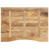 Dessus de bureau avec courbe 110x80x2,5 cm manguier massif brut 559427559427