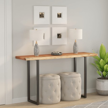 Dessus de table 120x40x2,5 cm rectangulaire bois massif acacia 559430559430