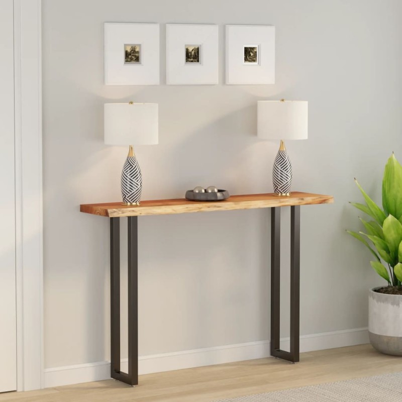 Dessus de table 140x30x2,5 cm rectangulaire bois massif acacia 559434559434