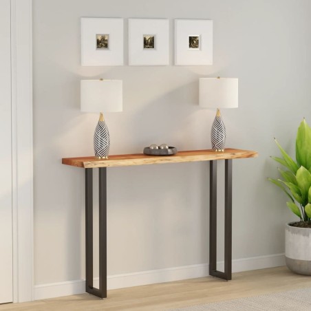 Dessus de table 140x30x2,5 cm rectangulaire bois massif acacia 559434559434