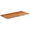 Dessus de table 80x40x2,5 cm rectangulaire bois massif acacia 559435559435
