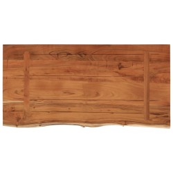 Dessus de table 80x40x2,5 cm rectangulaire bois massif acacia 559435559435