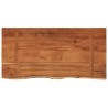 Dessus de table 80x40x2,5 cm rectangulaire bois massif acacia 559435559435