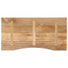 Dessus de bureau avec courbe 110x60x2,5 cm manguier massif brut 559436559436