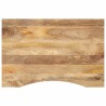 Dessus de bureau avec courbe 100x60x2,5 cm manguier massif brut 559437559437
