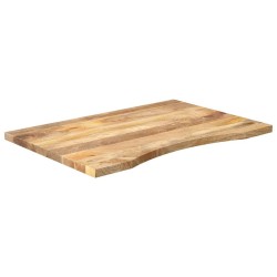 Dessus de bureau avec courbe 100x60x2,5 cm manguier massif brut 559437559437