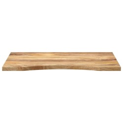 Dessus de bureau avec courbe 90x60x2,5 cm manguier massif brut 559438559438