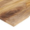 Dessus de bureau avec courbe 90x60x2,5 cm manguier massif brut 559438559438