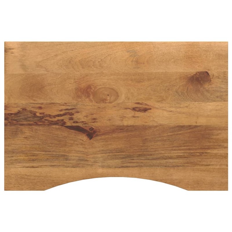 Dessus de bureau avec courbe 100x50x2,5 cm manguier massif brut 559439559439