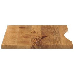 Dessus de bureau avec courbe 100x50x2,5 cm manguier massif brut 559439559439