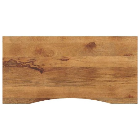 Dessus de bureau avec courbe 110x50x2,5 cm manguier massif brut 559440559440