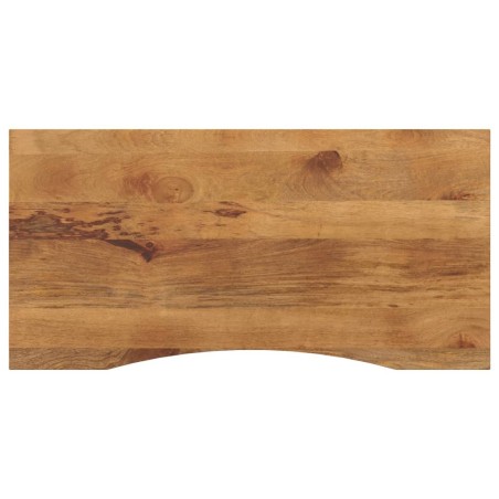 Dessus de bureau avec courbe 120x50x2,5 cm manguier massif brut 559441559441