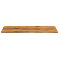 Dessus de bureau avec courbe 120x50x2,5 cm manguier massif brut 559441559441