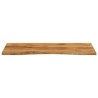Dessus de bureau avec courbe 120x50x2,5 cm manguier massif brut 559441559441