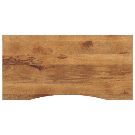 Dessus de bureau avec courbe 140x50x2,5 cm manguier massif brut 559443559443