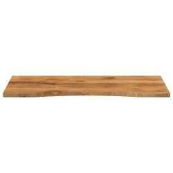 Dessus de bureau avec courbe 140x50x2,5 cm manguier massif brut 559443559443