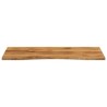 Dessus de bureau avec courbe 140x50x2,5 cm manguier massif brut 559443559443