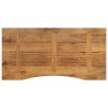 Dessus de bureau avec courbe 140x50x2,5 cm manguier massif brut 559443559443