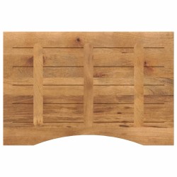 Dessus de bureau avec courbe 90x60x2,5 cm manguier massif brut 559445559445