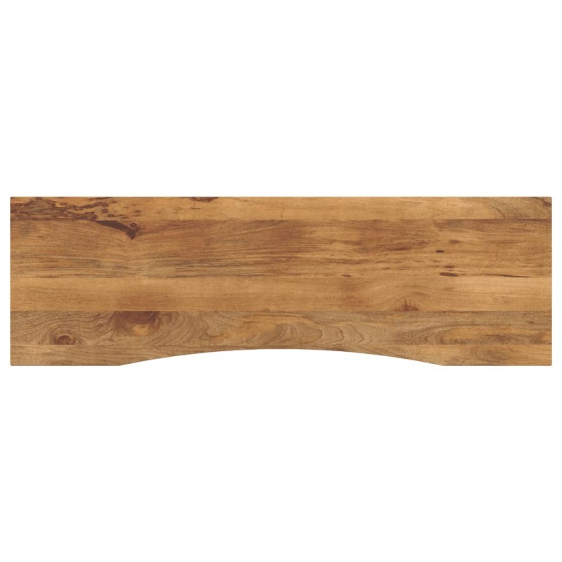Dessus de bureau avec courbe 160x50x2,5 cm manguier massif brut 559446559446
