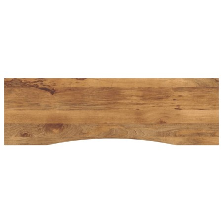 Dessus de bureau avec courbe 160x50x2,5 cm manguier massif brut 559446559446