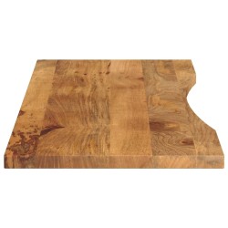 Dessus de bureau avec courbe 160x50x2,5 cm manguier massif brut 559446559446