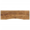 Dessus de bureau avec courbe 160x50x2,5 cm manguier massif brut 559446559446