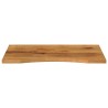 Dessus de bureau avec courbe 100x60x2,5 cm manguier massif brut 559447559447
