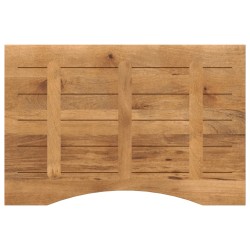 Dessus de bureau avec courbe 100x60x2,5 cm manguier massif brut 559447559447